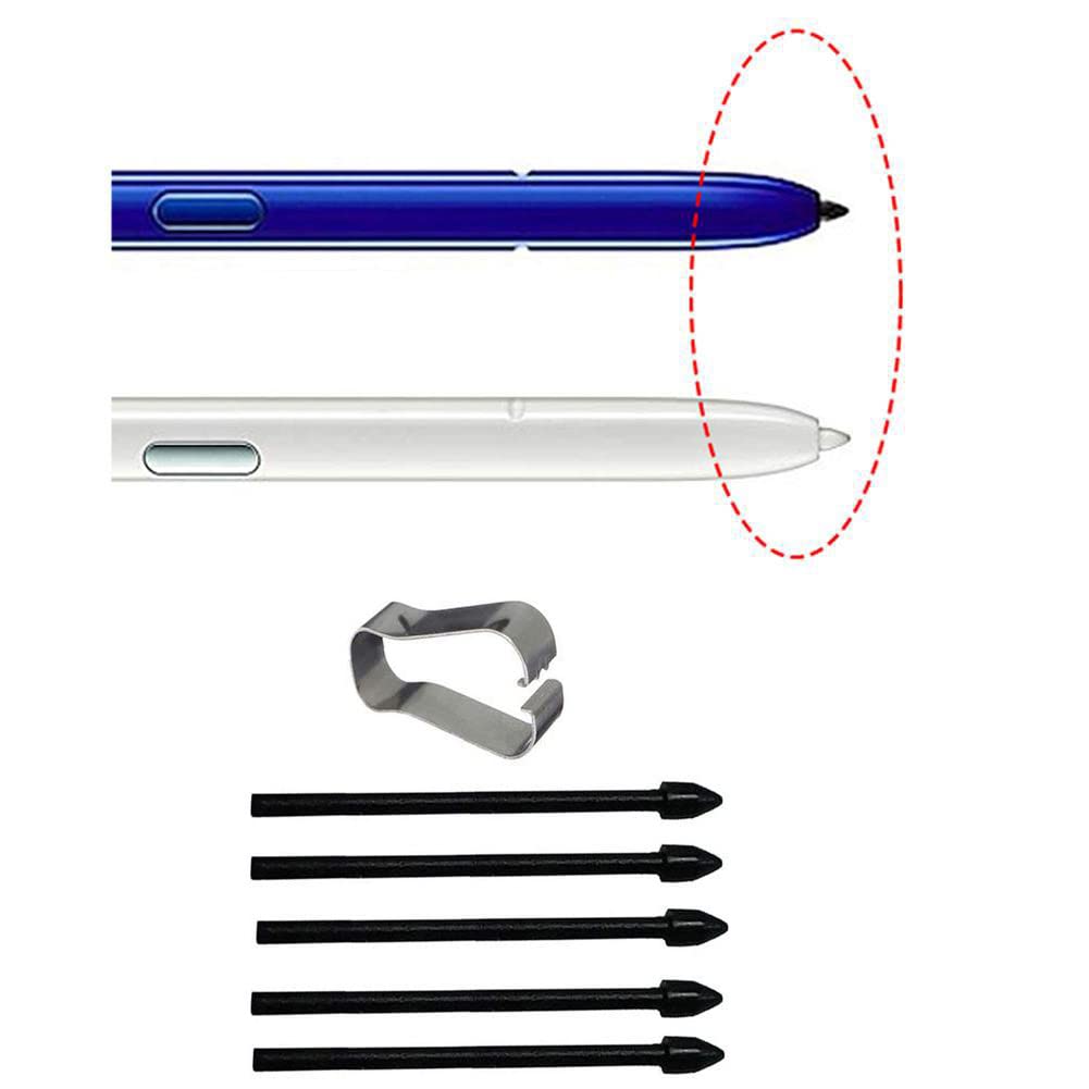 Verilux Touch Stylus S Pen Replacement Stylus Pen Refill Tool Kit for Samsung Galaxy Note 10 / Note10+Plus / Note20 / Note20+ Plus Tab S6/7, 5pcs Refill with 1 Tweezers(Black) Verilux Touch Stylus S Pen Replacement Stylus Pen Refill Tool Kit for Samsung Galaxy Note 10 / Note10+Plus / Note20 / Note20+ Plus Tab S6/7, 5pcs Refill with 1 Tweezers(Black)